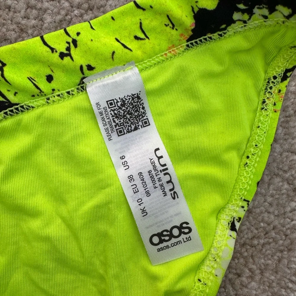ASOS Neon bikini set - Picture 4 of 17